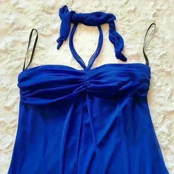 B Smart Royal Blue Maxi Dress Size 14 - Picture 4 of 5